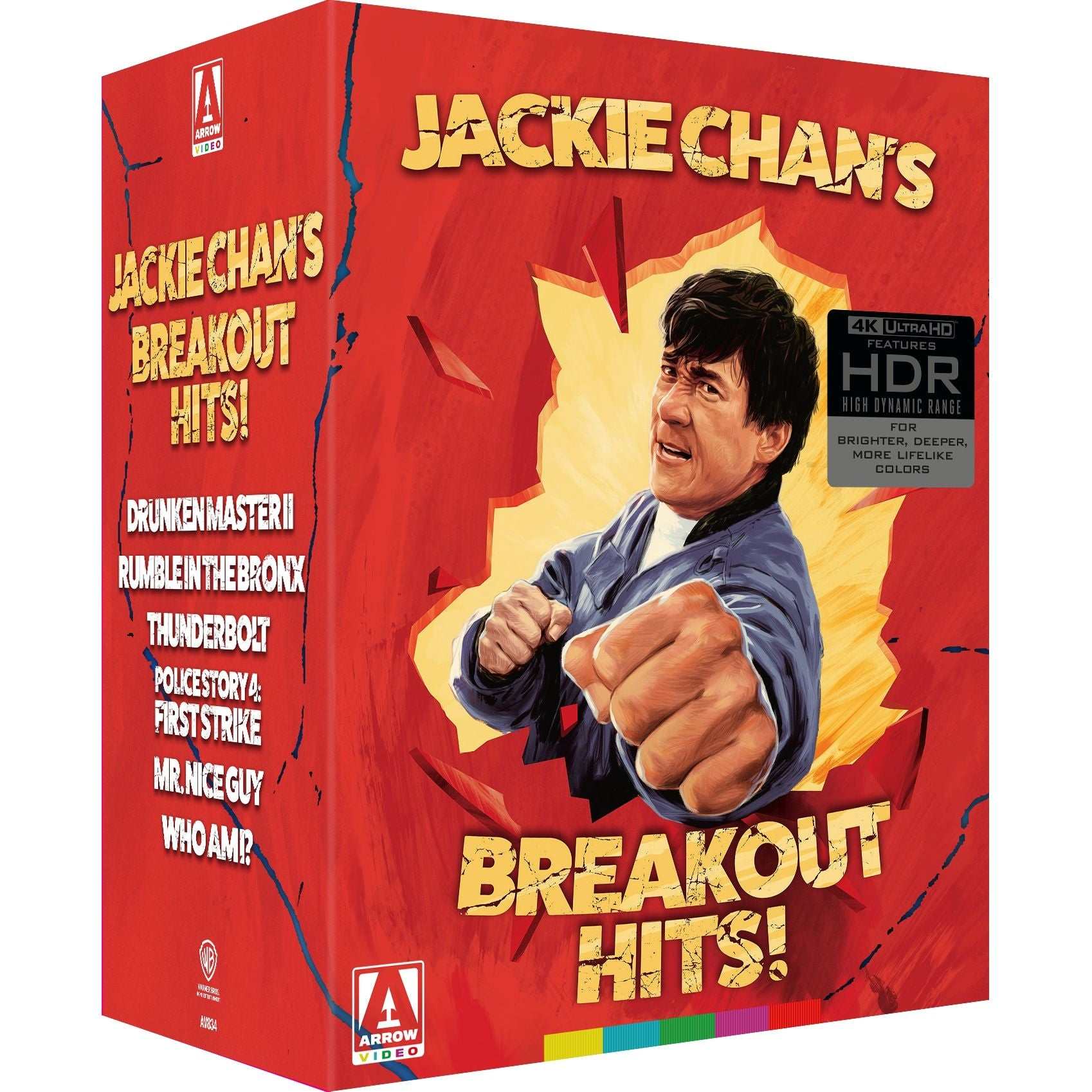 Jackie Chan's Breakout Hits Limited Edition 4K UHD Box Set with martial arts films and bonus features
