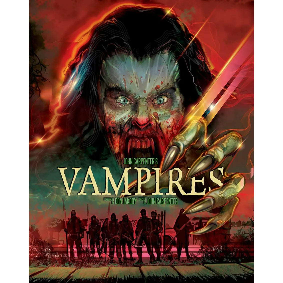 PRE-ORDER: John Carpenter's Vampires 4K UHD + Blu-Ray (Limited Edition Steelbook) [Scream! Factory]