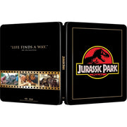 Jurassic Park limited edition steelbook 4K UHD Blu-Ray pre-order poster