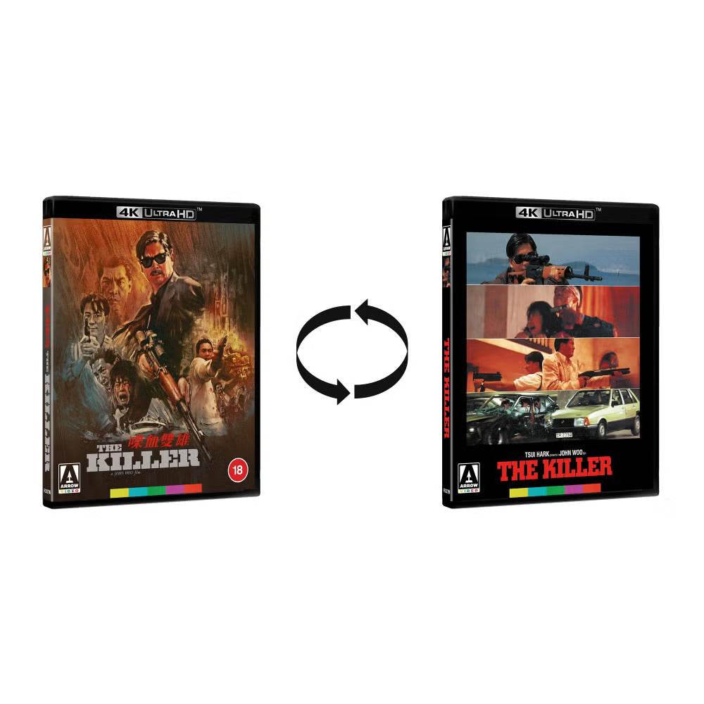 Pre-order The Killer 1989 limited edition 4K UHD and Blu-Ray set with slipcase and extras by Arrow Films UK