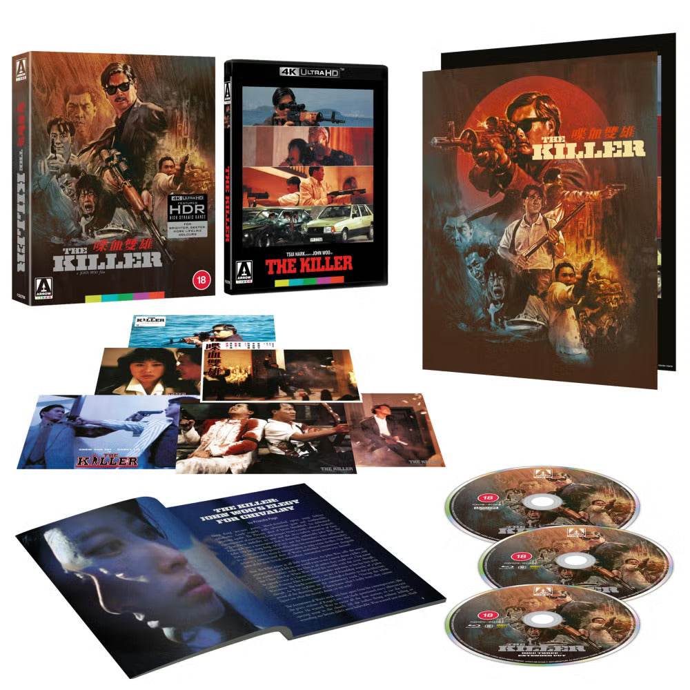Pre-order The Killer 1989 limited edition 4K UHD and Blu-Ray with slipcase and extras by Arrow Films UK