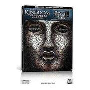 Kingdom of Heaven 20th Anniversary Limited Edition Steelbook 4K UHD Blu-ray with embossed medieval mask design