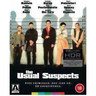 The Usual Suspects Limited Edition 4K Ultra HD slipcover with extras.