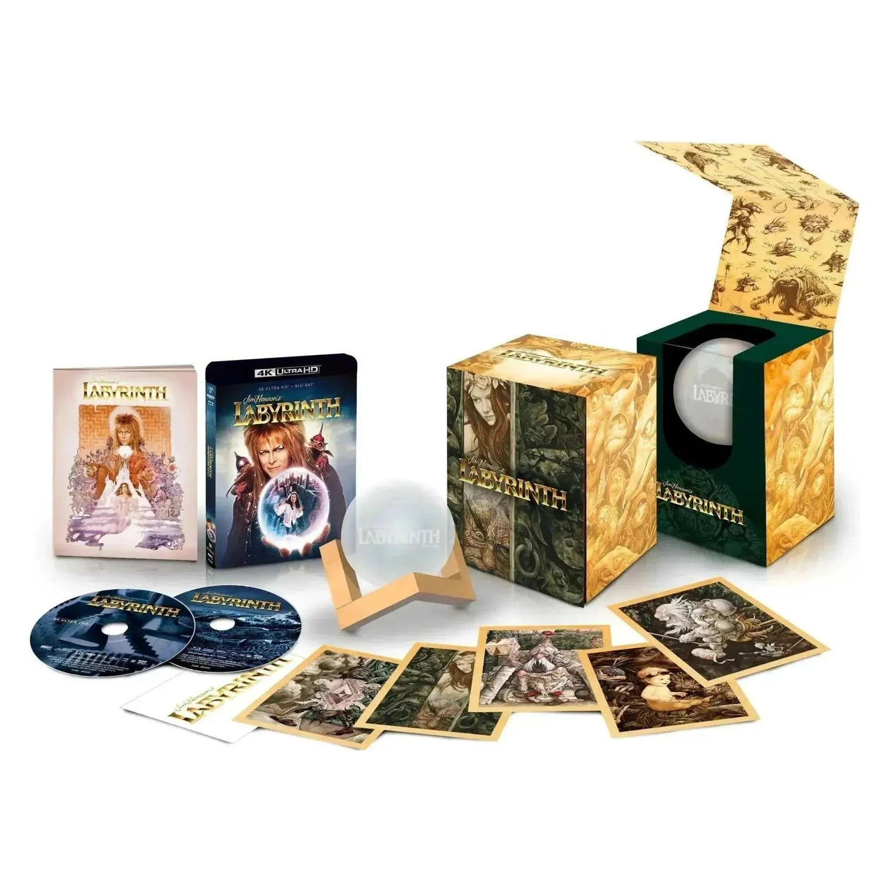 Labyrinth Limited Collector's Set 4K UHD + Blu-Ray product packaging image