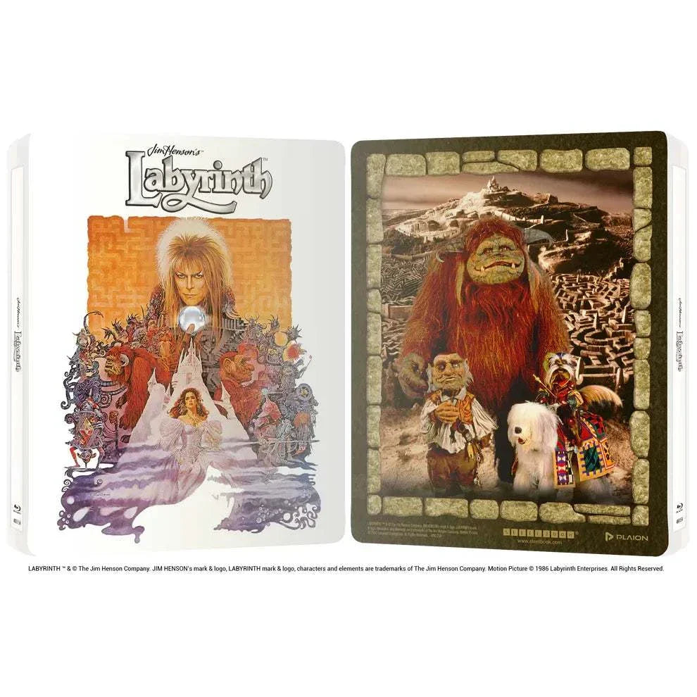 Labyrinth Limited Collectors Edition 4K UHD Blu-ray Steelbook with slipcase and 64-page art book