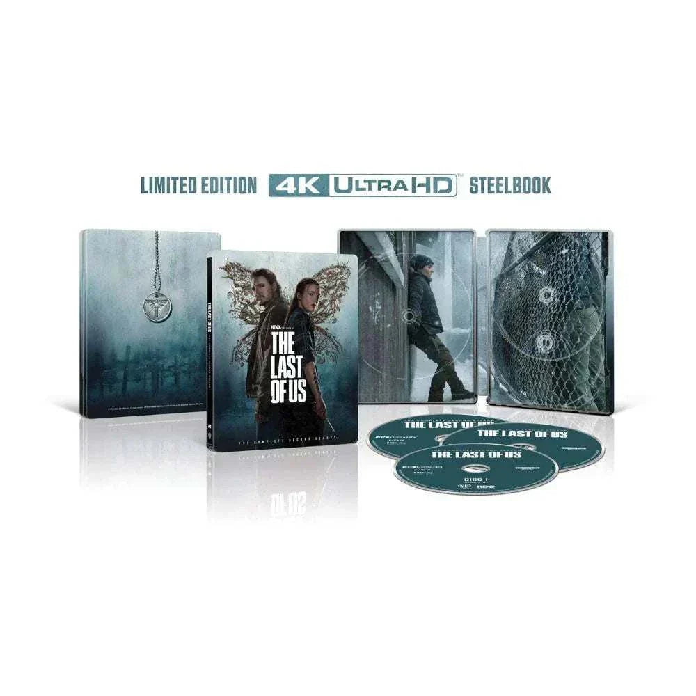 The Last Of Us Season 2 UK Limited Edition 4K Ultra HD Steelbook with discs and protective box set