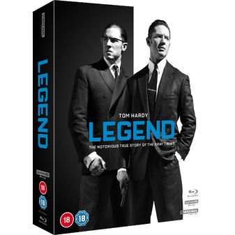 Legend 10th Anniversary Collector's Edition 4K UHD Blu-Ray featuring Tom Hardy double role in gangster story