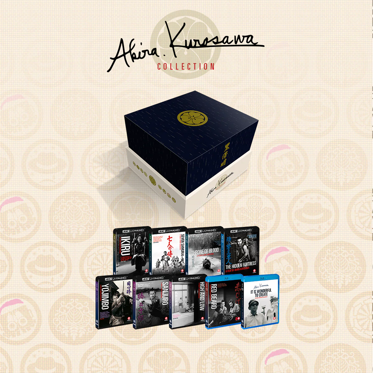 PRE-ORDER: Akira Kurosawa Collection 4K UHD + Blu-Ray Box Set (Madman AU) [REGION FREE]