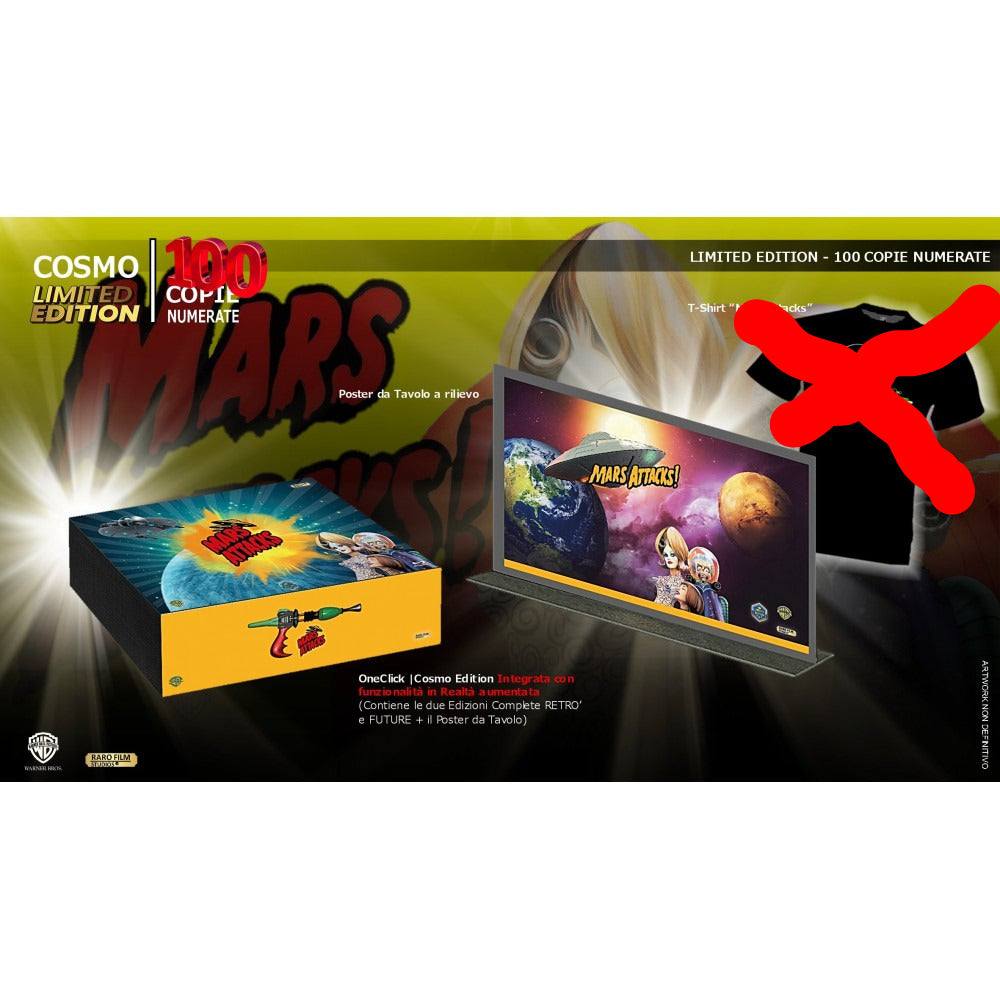 Mars Attacks Blu-Ray One-Click COSMO Edition limited 100 numbered copies collector's set with embossed poster and exclusive packaging