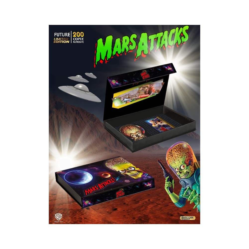 Mars Attacks Blu-Ray Future Edition limited metal box set with alien skull and booklet