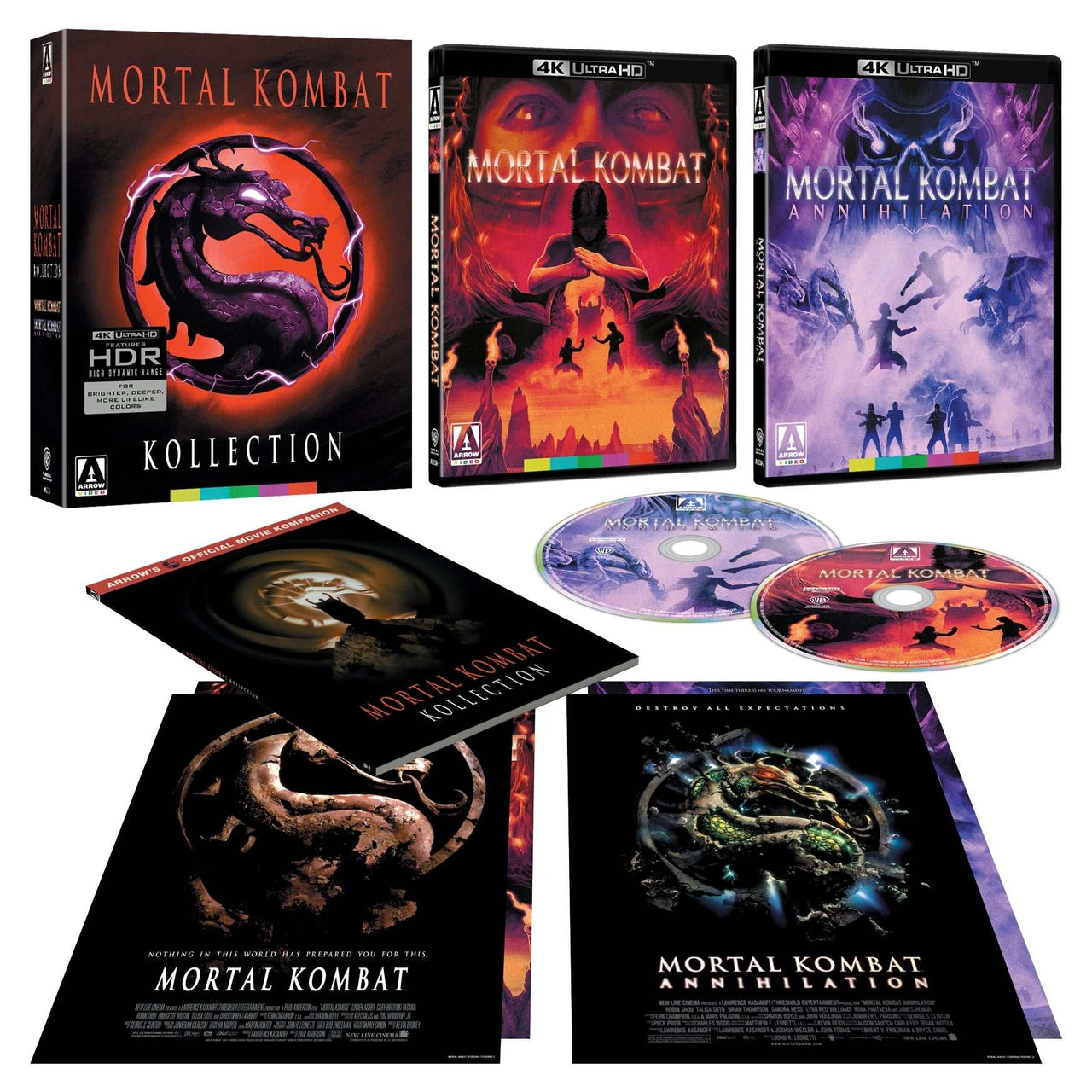Mortal Kombat Kollection Limited Edition 4K UHD Blu-ray pre-order with collectible content and 4K restorations