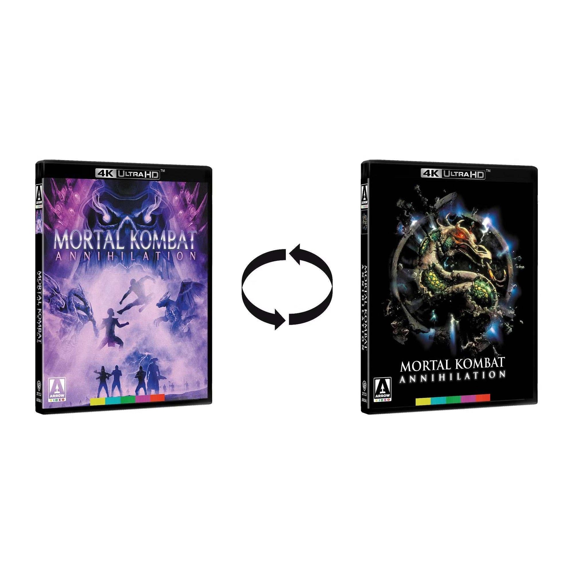 PRE-ORDER Mortal Kombat Kollection Limited Edition 4K UHD Blu-Ray with restored films and exclusive extras