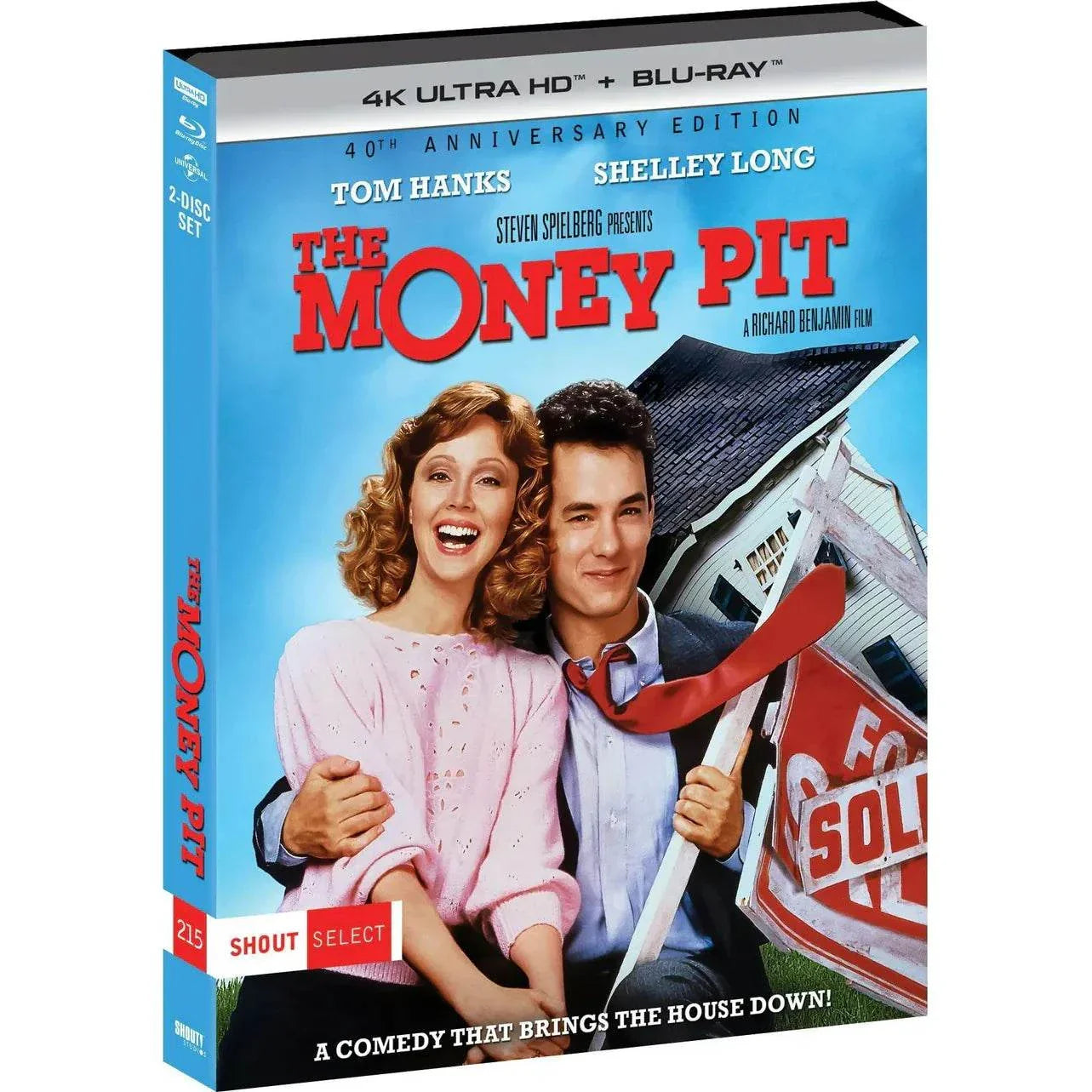 The Money Pit 40th Anniversary Edition 4K UHD and Blu-Ray pre-order slipcover
