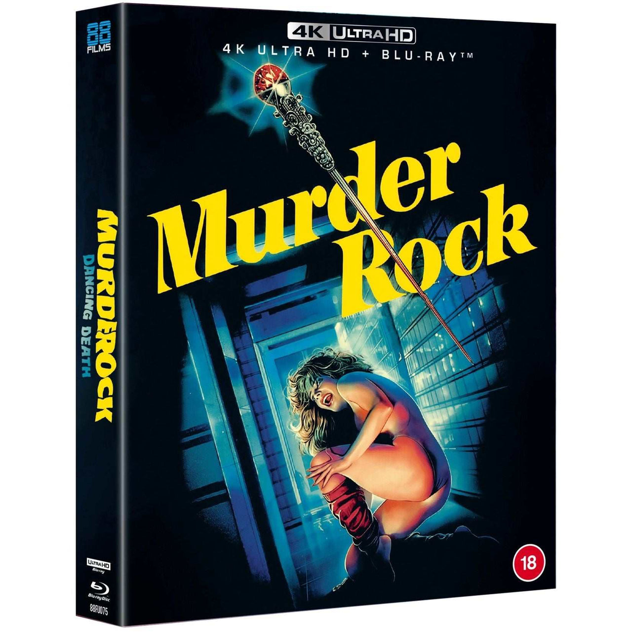 PRE-ORDER: Murder Rock Deluxe Limited Edition 4K UHD + Blu-Ray w/ Rigid Slipcase + Extras (88 Films UK) [REGION FREE/REGION B]