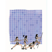 Naked Weapon (2002) Blu-Ray with limited edition slipcover featuring stylized female assassins in action poses against a purple grid background