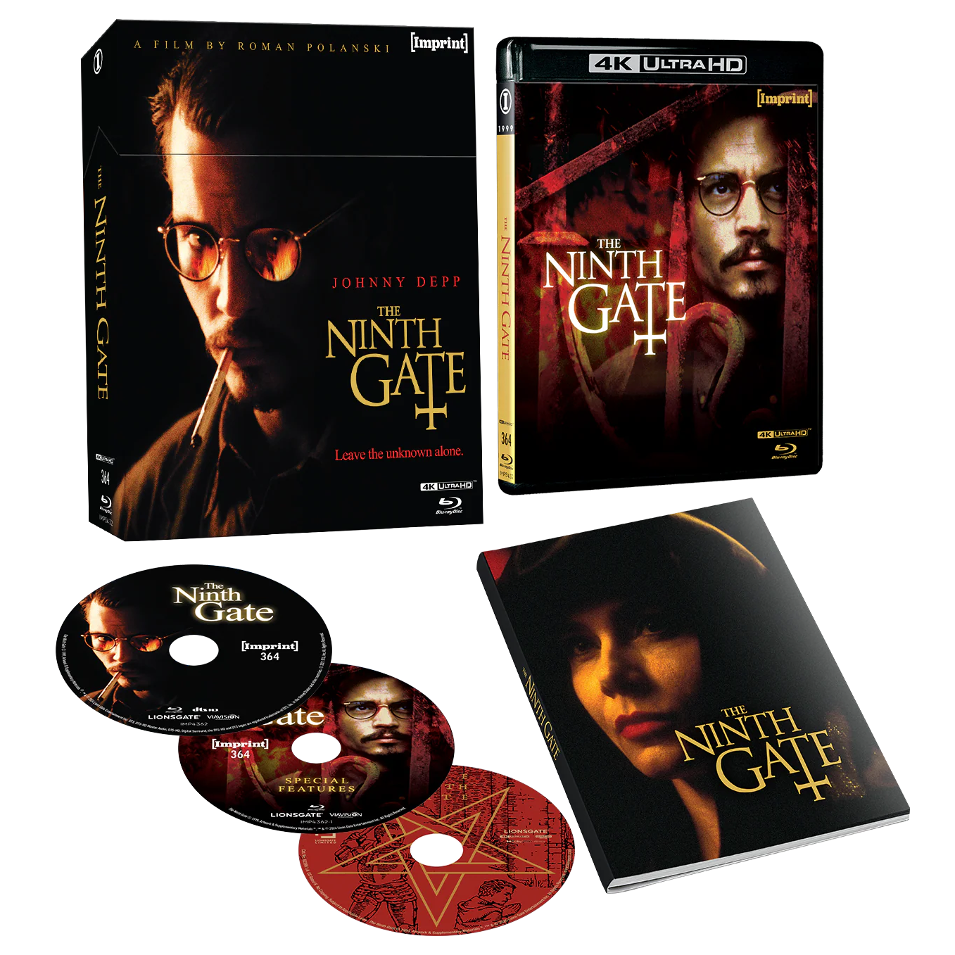 Limited Edition The Ninth Gate 1999 4K UHD Blu-Ray Hardbox with Booklet pre-order cover