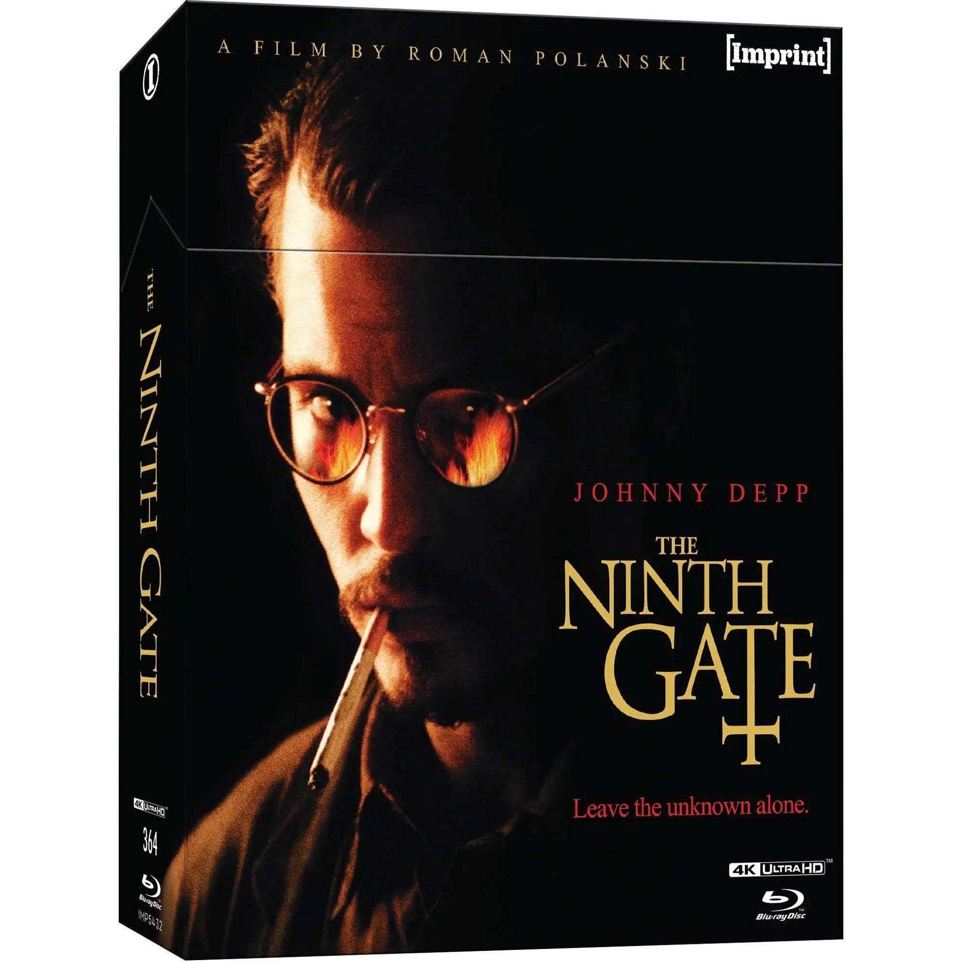 The Ninth Gate 1999 limited edition 4K UHD Blu-Ray hardbox with booklet pre-order cover