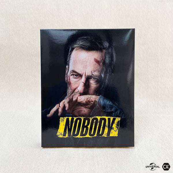 Nobody 4K UHD limited edition steelbook with embossed full slip and extras