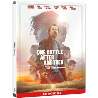 One Battle After Another UK Limited Edition Steelbook 4K Ultra HD Blu-Ray cover art