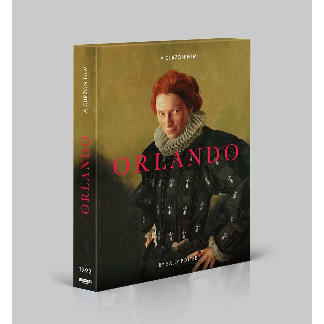 Orlando 4K UHD limited edition slipcase with Tilda Swinton on cover in period costume