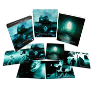 The Borderlands limited edition Blu-Ray set with rigid slipcase, collector's art cards, and a 70-page essay book.