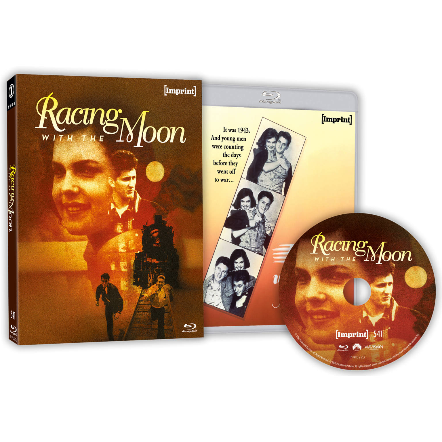 Racing With The Moon 1984 Blu-ray limited edition slipcover Imprint Films region free pre-order