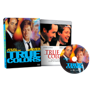 True Colors 1991 Blu-ray with limited edition slipcover featuring John Cusack and James Spader, region free pre-order edition
