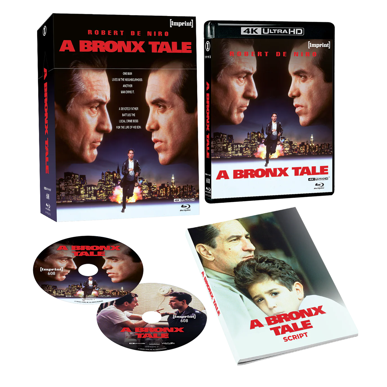 PRE-ORDER: A Bronx Tale (1993) Limited Edition 4K UHD + Blu-Ray Hardbox + Hardcover Booklet (Imprint Films) [REGION FREE]