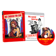 Hot Enough For June 1964 Blu-Ray pre-order with limited edition slipcover by Imprint Films