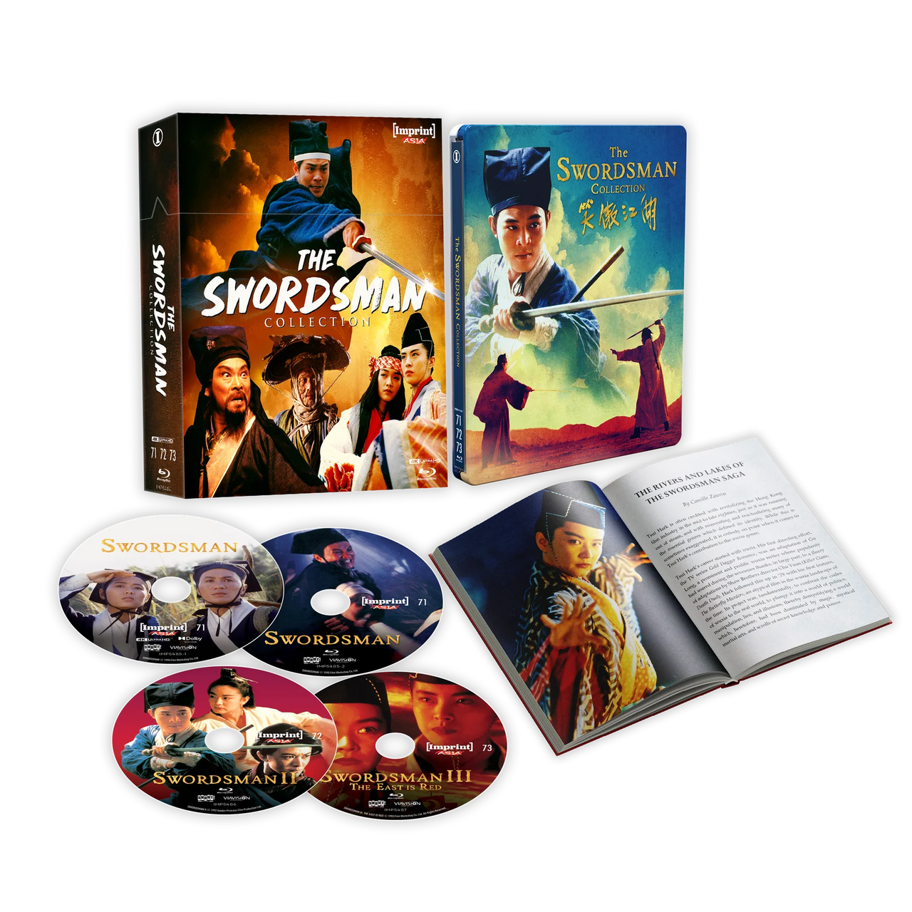 PRE-ORDER: The Swordsman Collection (1990 - 1993) Limited Edition 4K UHD & Blu-Ray Steelbook + Hardback Booklet in Hardbox (Imprint Asia) [REGION FREE]