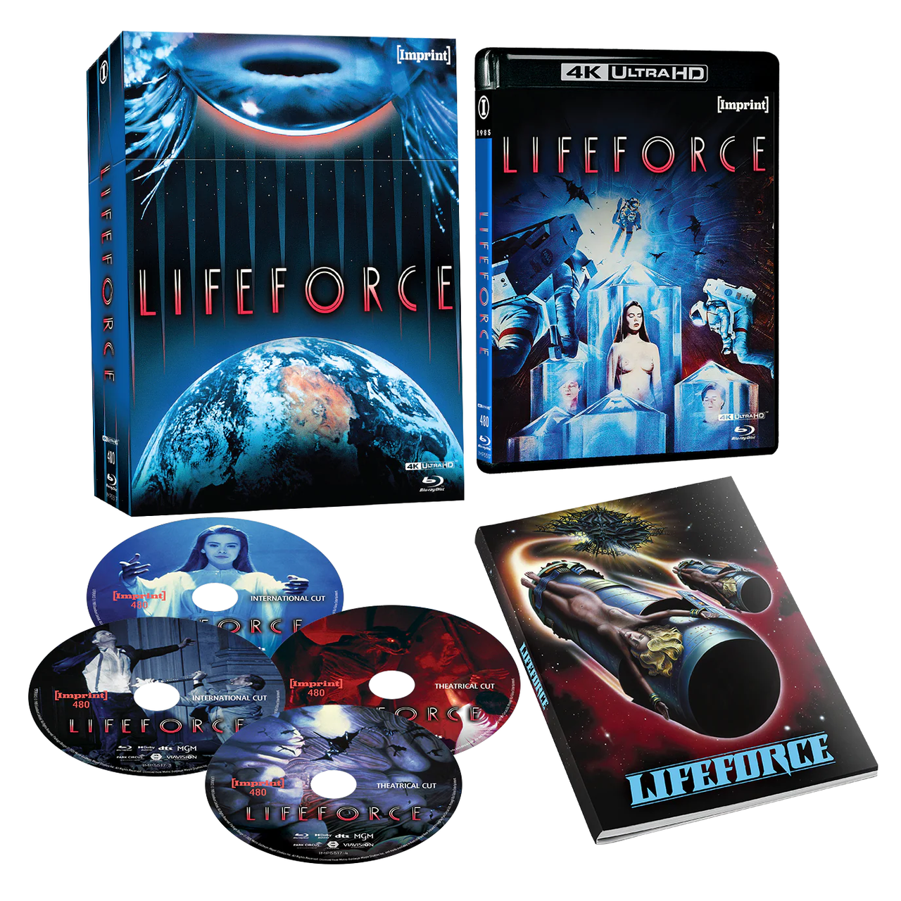 PRE-ORDER: Lifeforce (1985) Limited Edition 4K UHD + Blu-Ray Hardbox + Hardcover Booklet (Imprint Films) [REGION FREE]