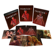 Frontier(s) Limited Edition Blu-Ray with rigid slipcase, 70-page book, and six collector's art cards featuring horror film scenes