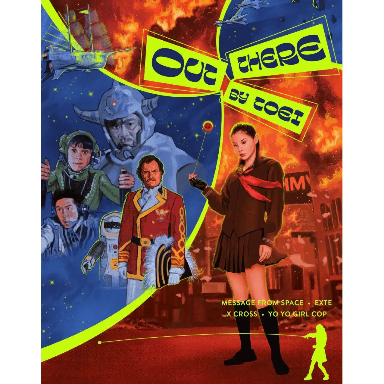 Out There By Toei 4-disc Blu-Ray pre-order boxset with genre-bending Japanese films and special features