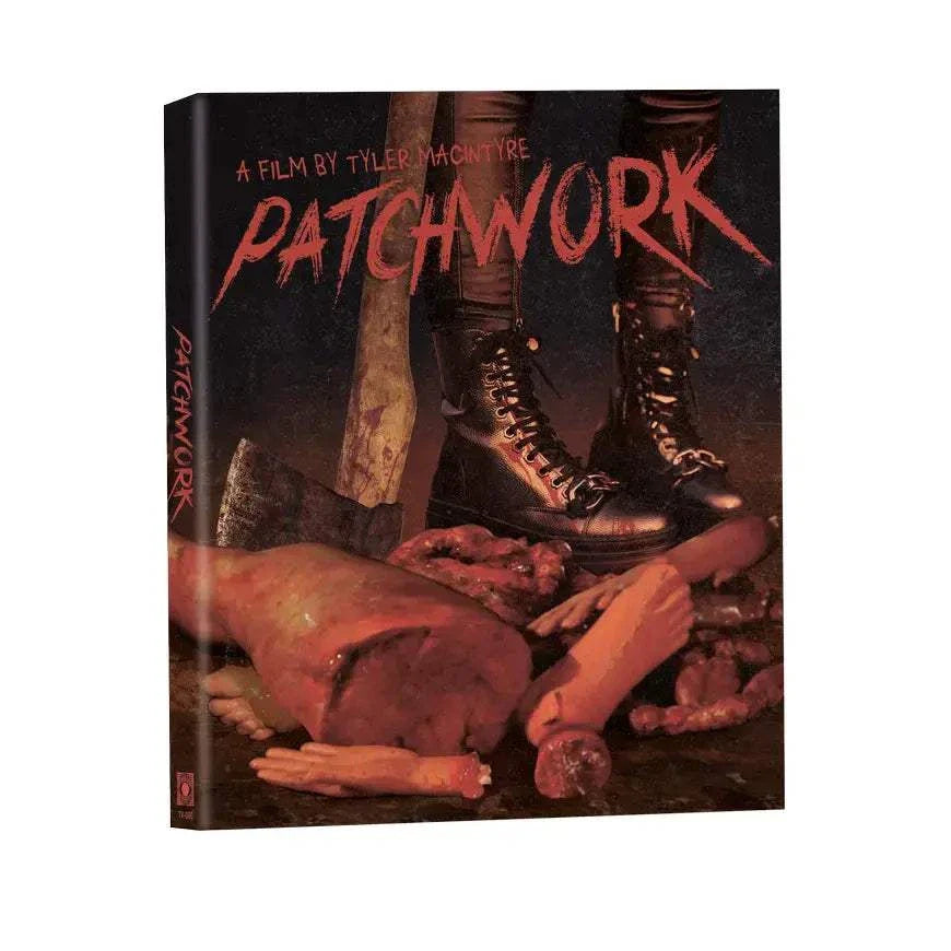 Patchwork 2015 limited edition rigid box set with horror movie cover featuring boots and body parts artwork