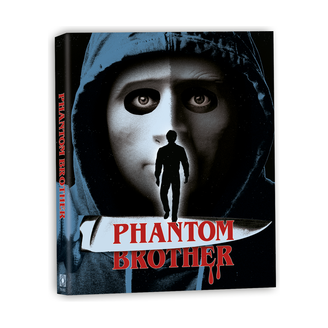 Shoestring Slashers Volume 1 Blu-Ray box set featuring Phantom Brother horror slasher movie cover with masked figure and silhouette holding knife.