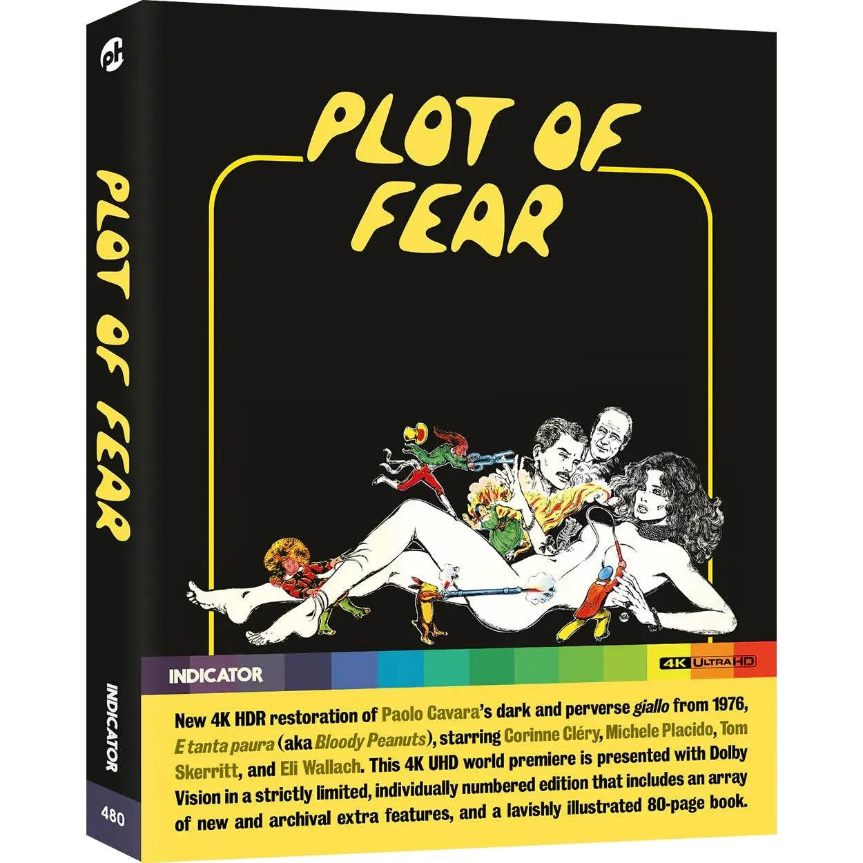 Plot Of Fear limited edition 4K Ultra HD movie slipcase with booklet by Indicator UK