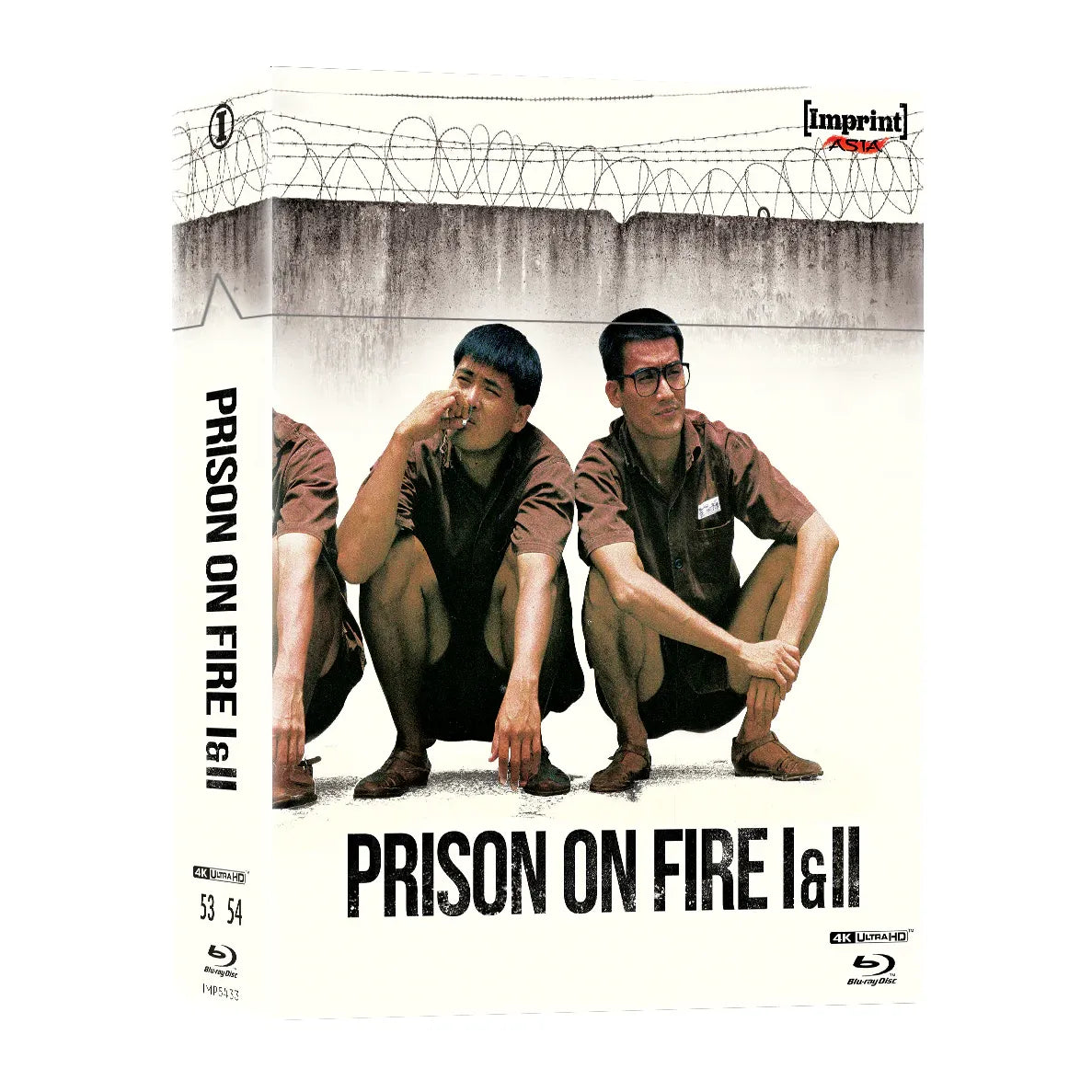 PRE-ORDER: Prison On Fire (1987) / Prison On Fire II (1991) Limited Edition 4K UHD & Blu-Ray Steelbook + Hardback Booklet in Hardbox (Imprint Asia) [REGION FREE]