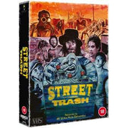 Street Trash (1987) Limited Collectors Edition VHS Box with exclusive artwork and bonus features preorder display