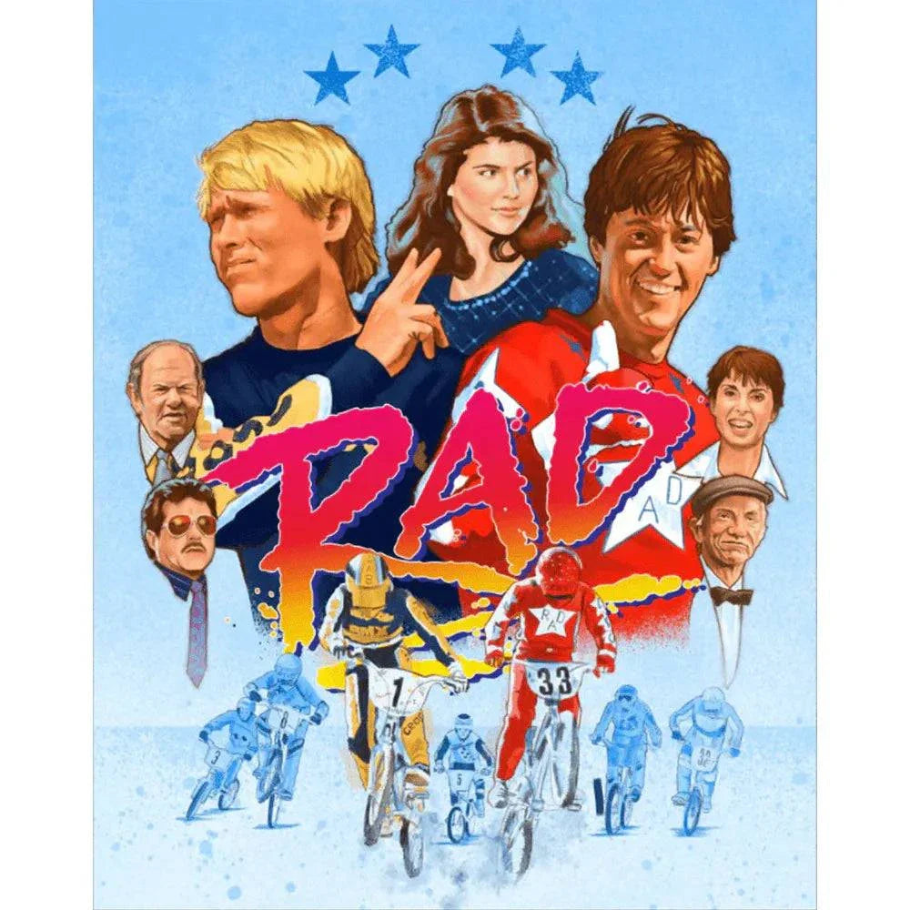 Rad (1986) 4K Blu-Ray pre-order with slipcover from Umbrella Entertainment, region free release June 2026