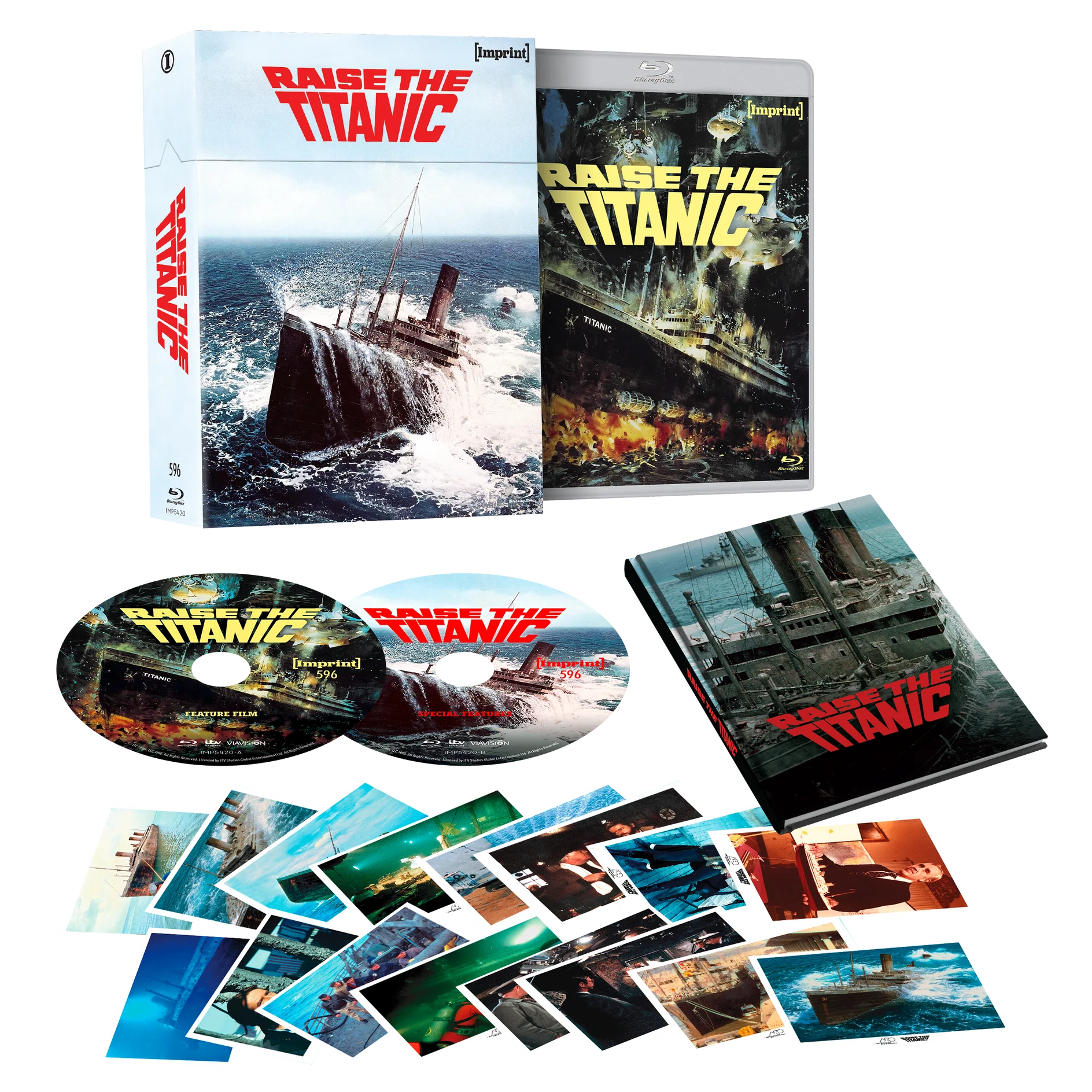 Raise the Titanic 1980 limited edition Blu-ray hardbox with hardcover booklet and miniature lobby cards, region free pre-order.