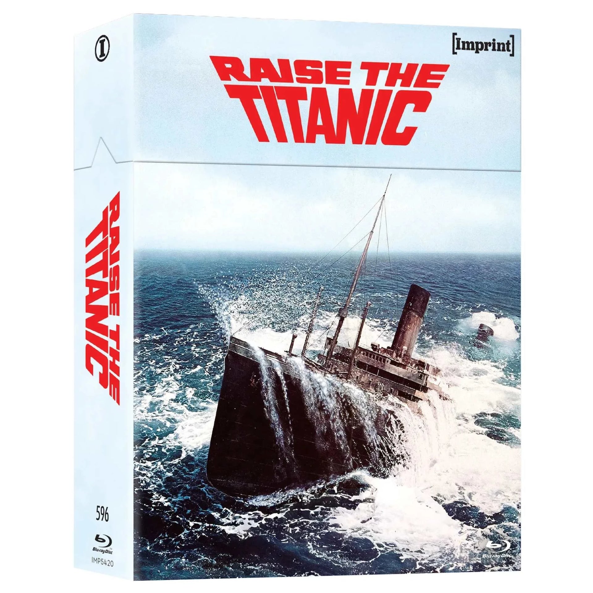 Raise the Titanic 1980 limited edition Blu-ray hardbox with hardcover booklet and Titanic model cover