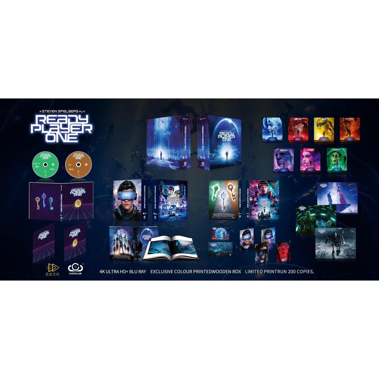 Ready Player One 4K UHD + Blu-Ray Limited Edition Wooden Box (UHD Club - UC #23)