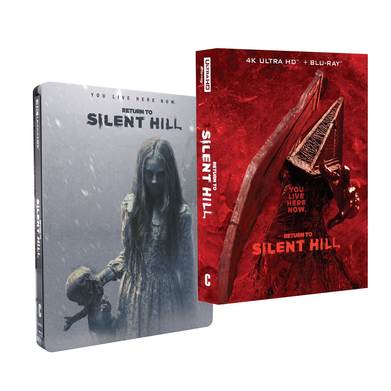 Return to Silent Hill 4K UHD Blu-Ray Steelbook Collector’s Edition with slipcover and bonus features