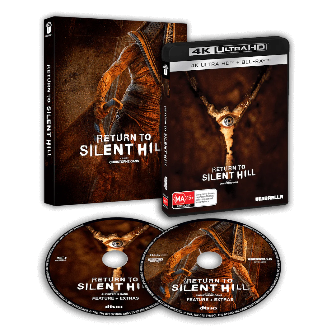 Return To Silent Hill 2026 4K Blu-Ray slipcover pre-order packaging