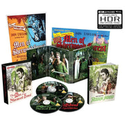 The Men of Sherwood Forest limited edition 4K Ultra HD Blu-Ray set with slipcase and extras featuring restored classic Robin Hood film and bonus content