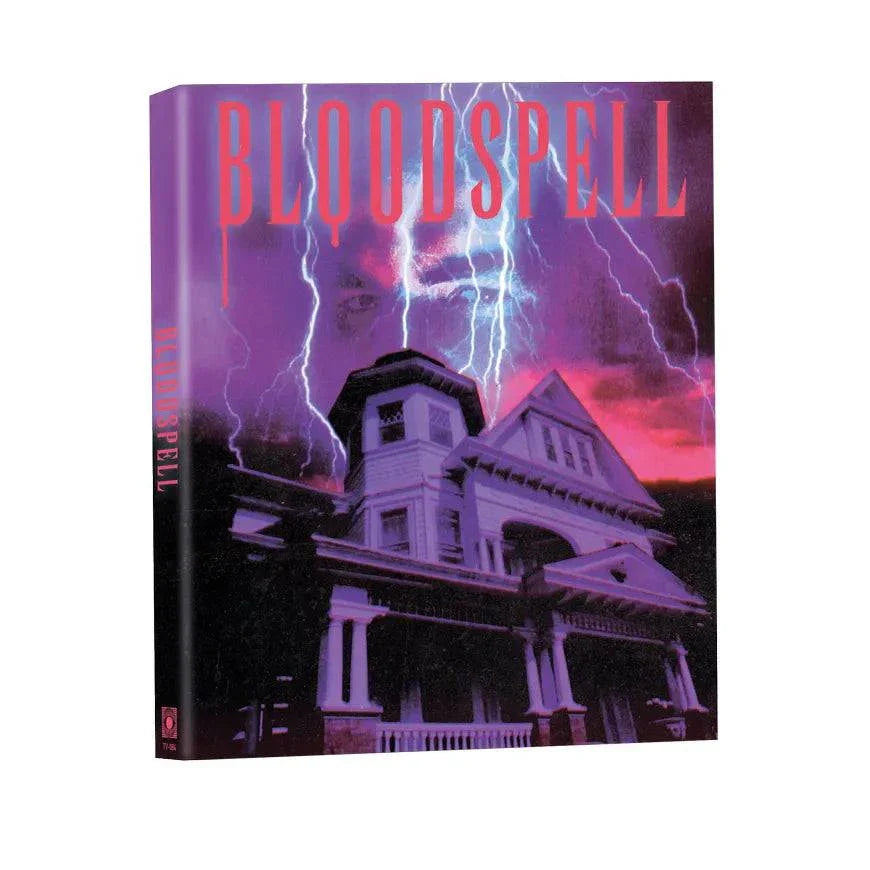 Shoestring Slashers Part II 3-disc Blu-ray box set featuring Bloodspell with horror house and lightning cover art