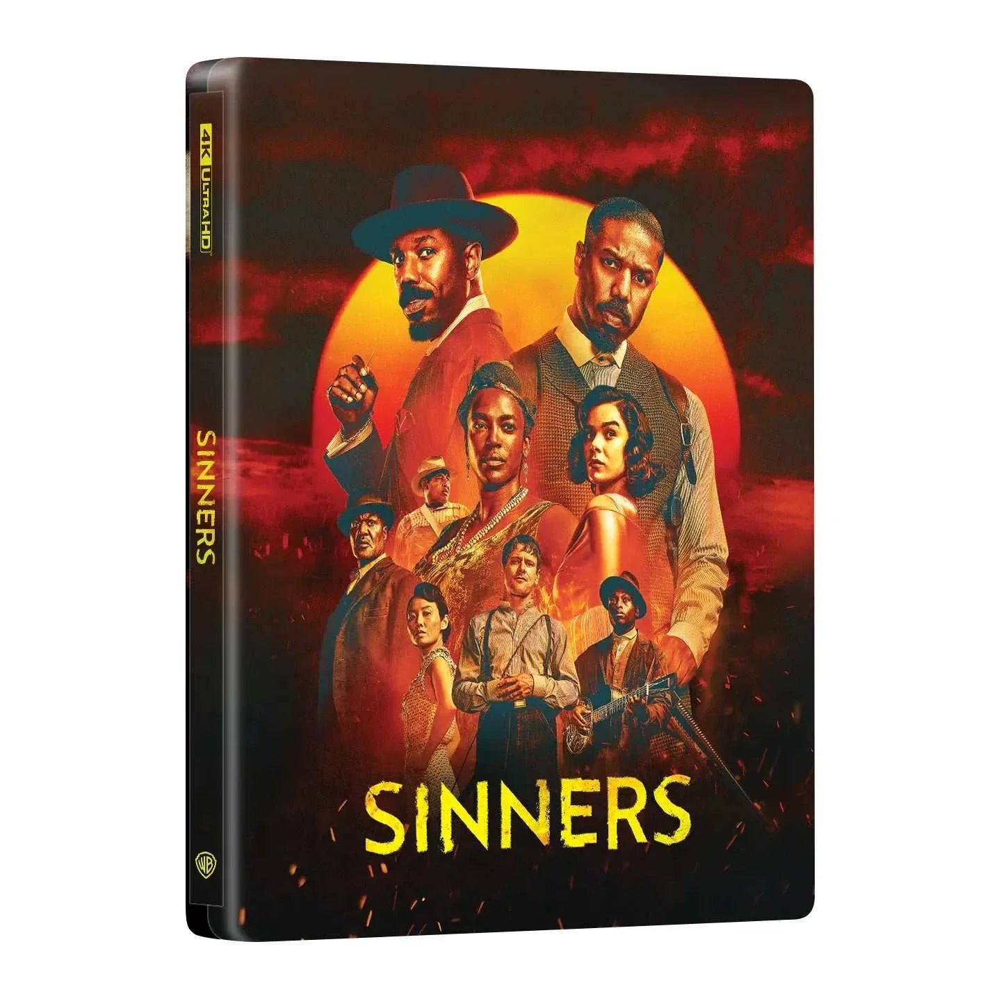 Sinners Double Lenticular - A Steelbook 4K UHD Blu-Ray limited edition packaging with spot glossy and embossing
