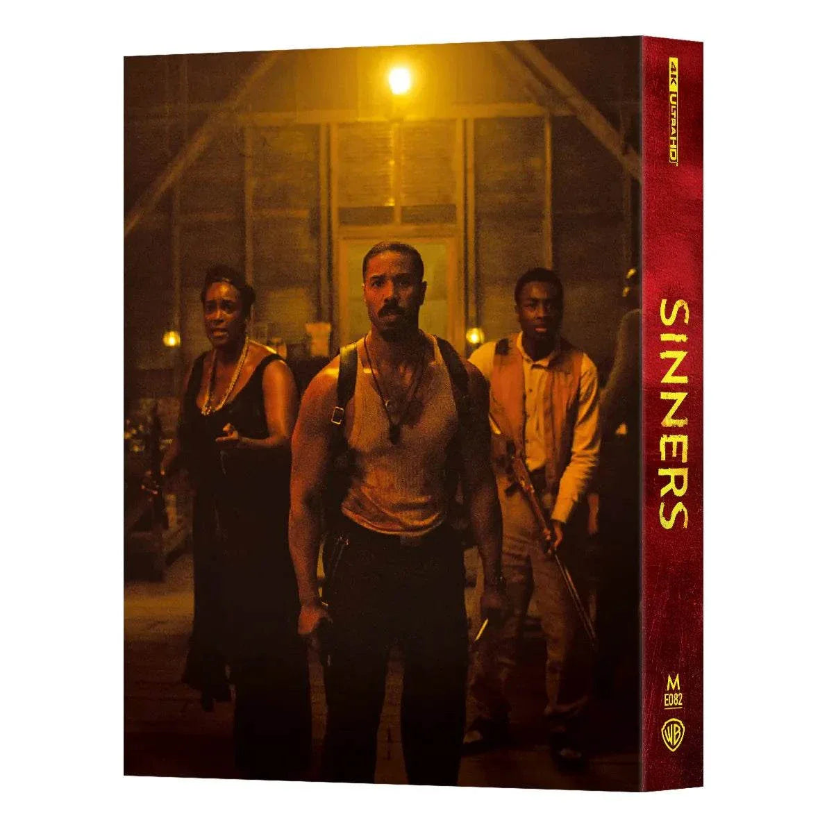 Sinners Double Lenticular - A Steelbook 4K UHD and Blu-Ray with glossy, embossed design and exclusive extras