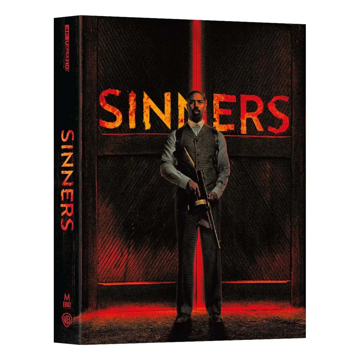 Sinners Double Lenticular - B Steelbook 4K UHD Blu-Ray with glossy, embossed design and exclusive collectibles