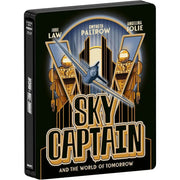 Limited edition Sky Captain and the World of Tomorrow 4K UHD Blu-Ray steelbook pre-order packaging